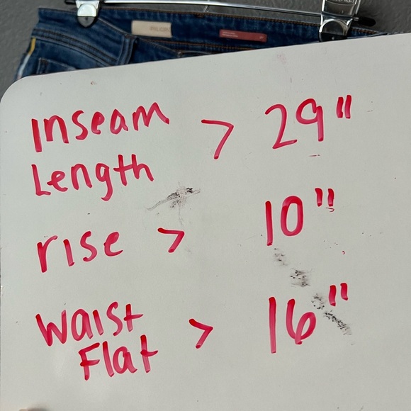 Anthropologie Pilcro Embroidered Boyfriend Jean Boho Slim Leg Crop Size 27 - Picture 11 of 15